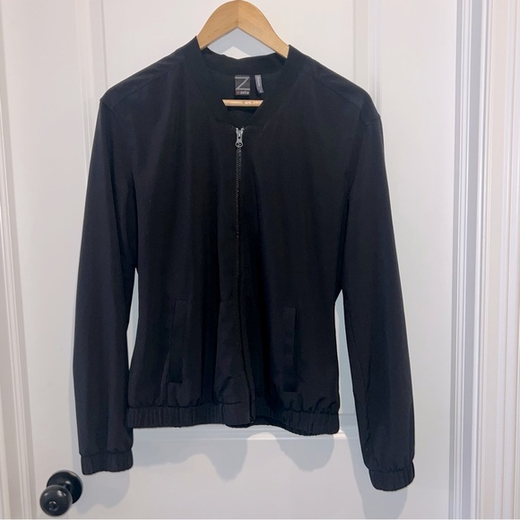 Z by Zella Size M Full Zip‎ Jacket Black - Picture 1 of 8